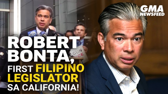 Robert Bonta, first Filipino legislator sa California! | GMA News Feed