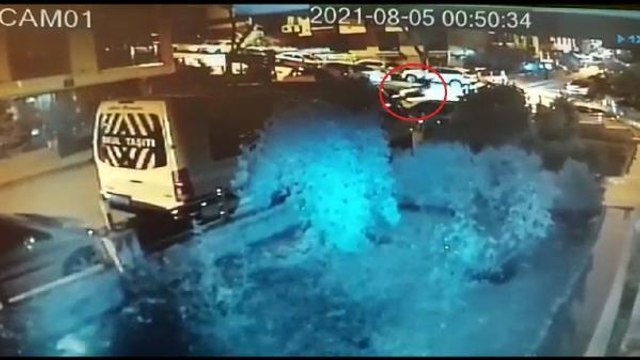 'Dur' ihtarına uymayan sürücü, bekçiye otomobille çarpıp kaçtı