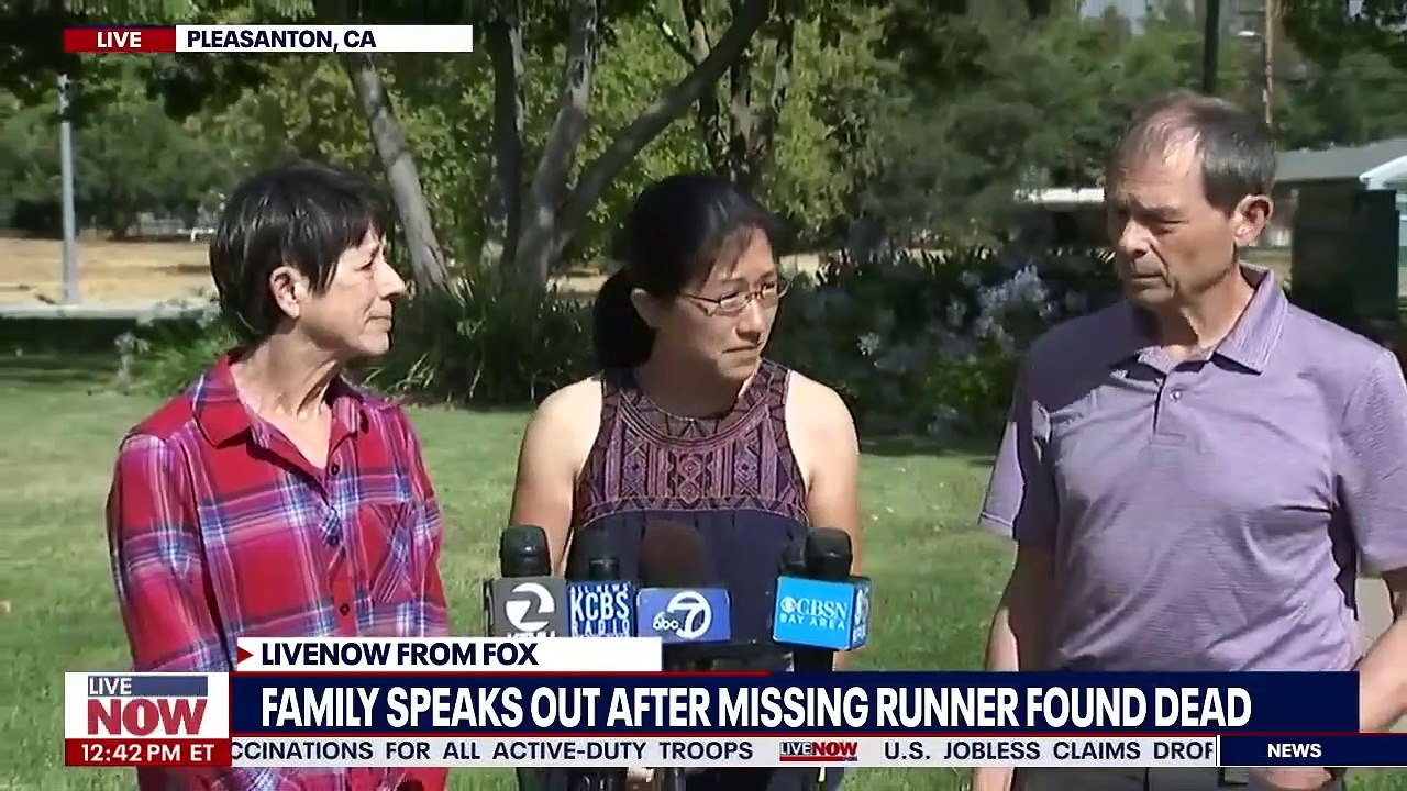 Pleasanton runner found dead Family speaks out on loss, thanks