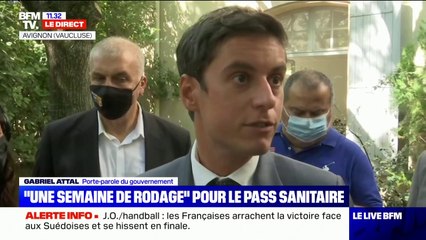 Gabriel Attal appelle chaque vacciné à être "un ambassadeur" de la vaccination
