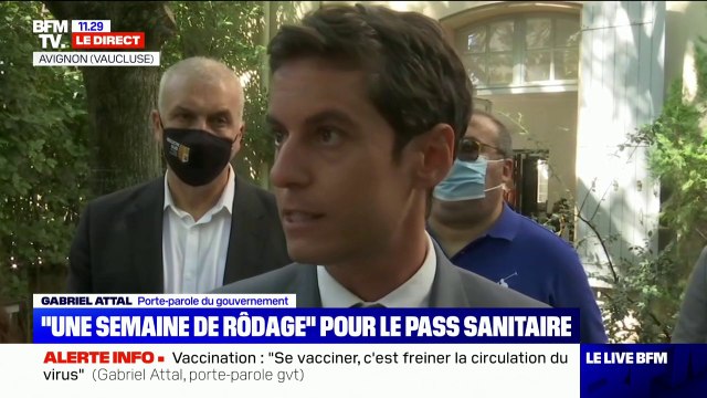 Manifestations anti-pass sanitaires: Gabriel Attal estime que l'heure est suffisamment grave pour que nous fassions front commun