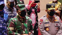 Panglima TNI & Kapolri Tinjau Vaksinasi Massal di Kalimantan Timur