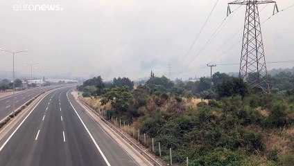 Το euronews στις φωτιές της Αττικής