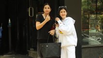 Shanaya Kapoor With Mom Maheep Snapped At A Nail Spa