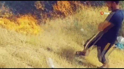 Şanlıurfa’da mesire alanında çıkan yangın kontrol altına alındı