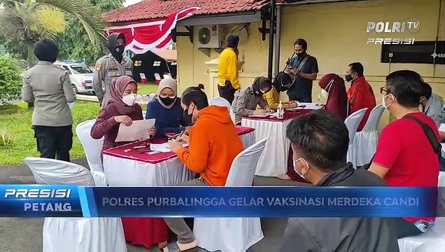 Polres Purbalingga Gelar Vaksinasi Merdeka Candi
