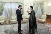 Son dakika haberi | İran Cumhurbaşkanı Reisi, Tahran'da IKBY Başkanı Barzani ile görüştü