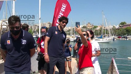Andrés Velencoso disfruta de las regatas de Palma de Mallorca