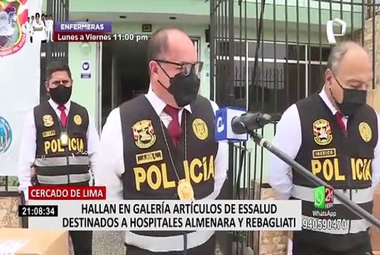 Cercado de Lima: incautan 40 cajas con productos médicos almacenado en condiciones insalubres