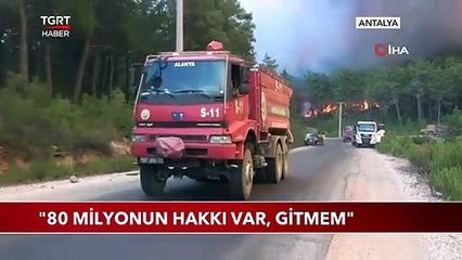 "80 Milyonun Hakkı Var Aracı Bırakmam"