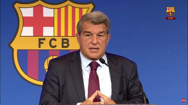 Joan Laporta a annoncé le départ de Lionel Messi aux joueurs du Barça