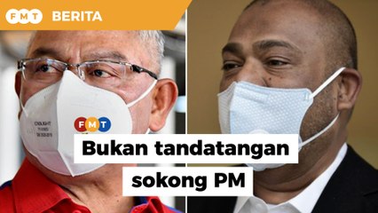 Kami hanya turunkan tandatangan hadir perjumpaan, kata Noh, Azeez