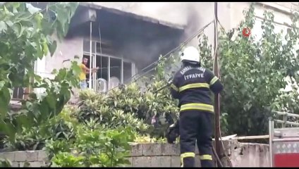 Kahramanmaraş’ta ikamet yangını söndürüldü