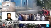 Taliban claims assassination of Afghan government's top media officer