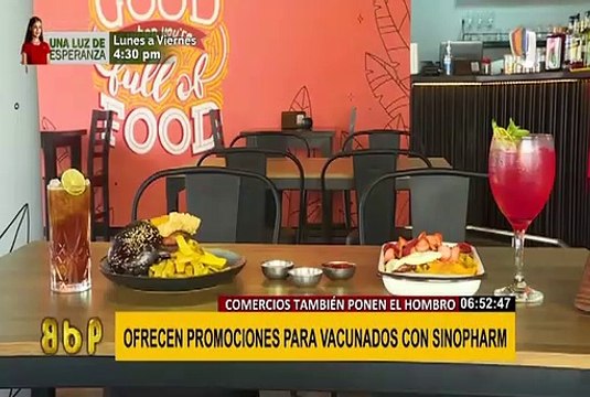 Negocios ofrecen promoción para vacunados contra la COVID-19