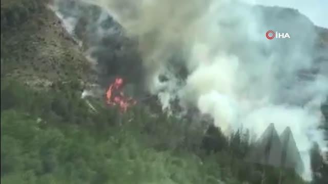 Son dakika haberi! Karabük'te aynı alanda 2 orman yangını çıktı