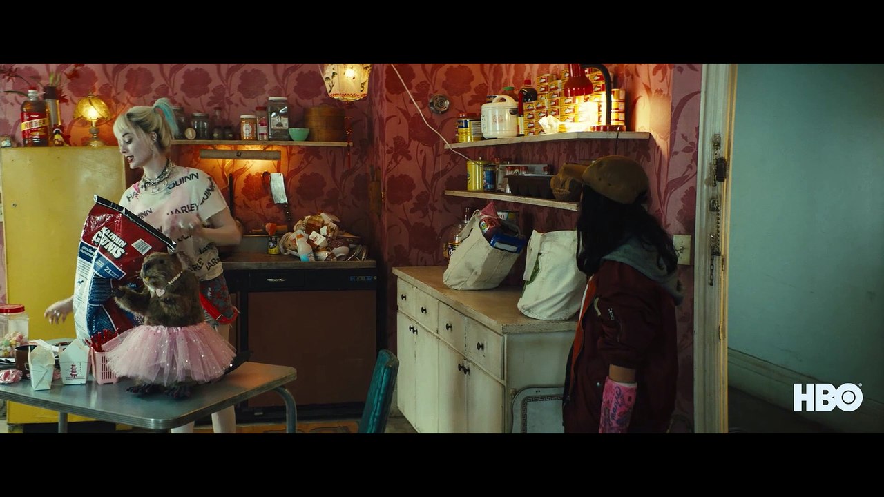 Birds of Prey Movie Clip Harley Cass Bond Over Cereal and Cartoons