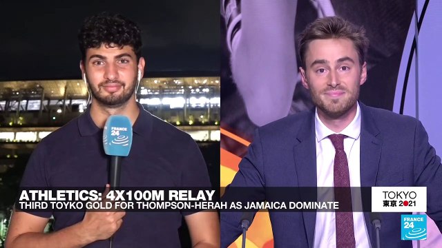 Italy win first ever Olympic men's 4x100 metres relay title