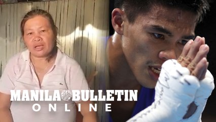 Carlo Paalam’s estranged mother showed her support to the boxer