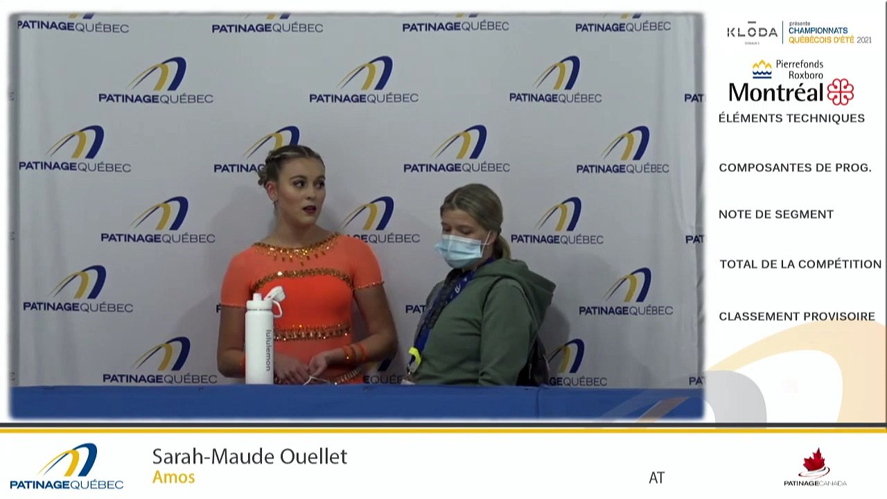 CQÉ 2021 - Pré-novice Dames Prog. Libre Gr. 2,  Échauffement 1-3 - Novice Dames Prog. Court Gr 1, Échauffement 1-4 - Novice Messieurs Prog. Libre - Novice Dames Prog. Libre Gr 2, Échauffement 1-2
