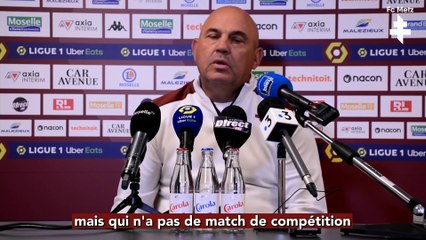 Metz - Lille, la conférence d'avant-match