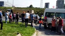Fındık işçilerini taşıyan minibüs kaza yaptı: 2 yaralı