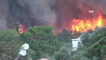 Muğla yangınlarında 9'uncu gün