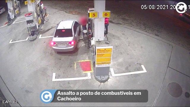 Assalto a posto de combustíveis em Cachoeiro