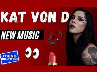 Kat Von D Takes Draw It Challenge & Talks New Music