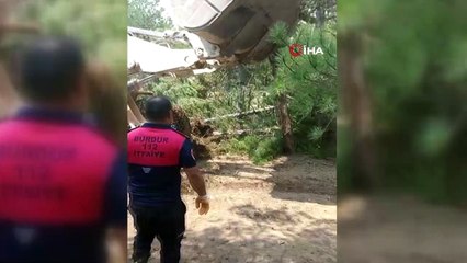 Burdur’un Tefenni ilçesinde çıkan yangın kontrol altına alındı