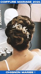 chignon mariage 2021 Alchimie coiffeur Aix en Provence