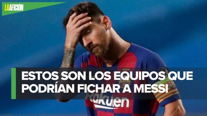 ¿A dónde irá Messi tras dejar al Barcelona?