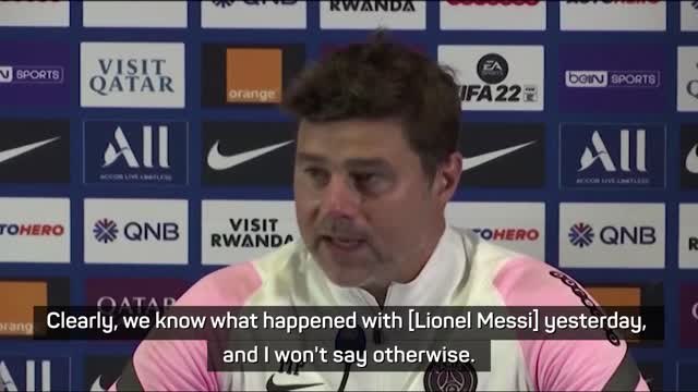 PSG boss Pochettino tight-lipped on Messi rumours