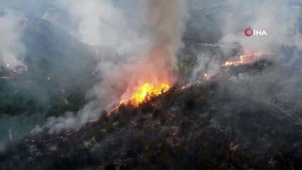 Karabük'teki orman yangını devam ediyor