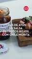 Tiras de atún en salsa de frutos rojos con chile morita - Cocina Fácil