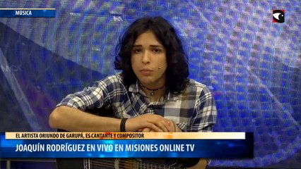 Joaquín Rodríguez en vivo en Misiones Online TV