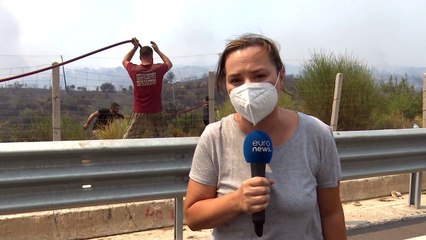 Греция горит третьи сутки подряд