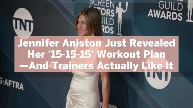 Jennifer Aniston Just Revealed Her '15-15-15' Workout Plan—And Trainers Actually Like It