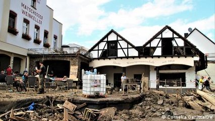 Nach den Fluten: Aufräumen in Mayschoß