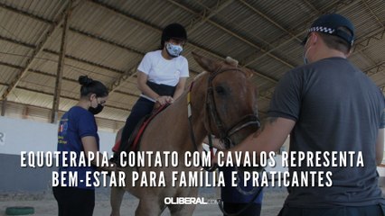 Equoterapia: contato com cavalos representa bem-estar para família e praticantes