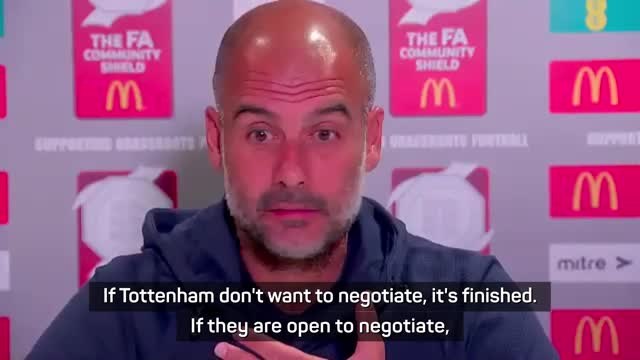 Man CIty's interest in Harry Kane depends on Spurs - Guardiola