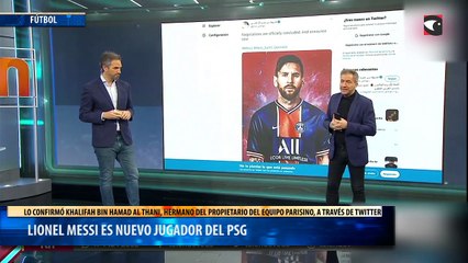 Lionel Messi es nuevo jugador del PSG
