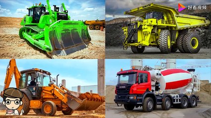 Classroom for entertaining and teaching: Which car can the children lift heavy goods?