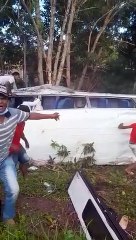 Un muerto y 16 heridos en accidente autopista Samaná