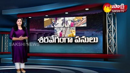 పులిచింతల ప్రాజెక్ట్ వద్ద కొనసాగుతున్న మరమ్మతు పనులు