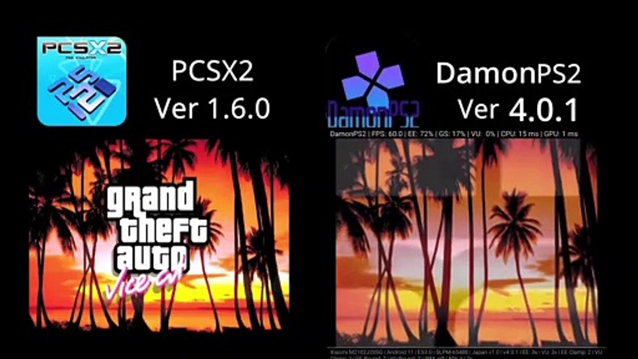 Grand Theft Auto ViceCiy　DamonPS2 FULLOperation verification 123