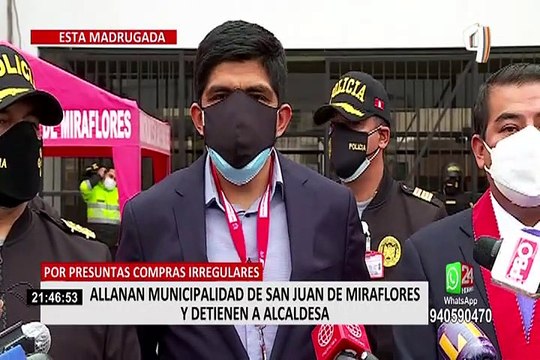 Cerca de 200 policías participaron de megaoperativo contra funcionarios de SJM