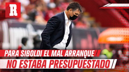 Siboldi:  “No estaba dentro de los planes en los primeros tres partidos no sumar tres derrotas"
