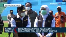 TNI AL Koarmada II Gelar Serbuan Vaksinasi di Kota Malang