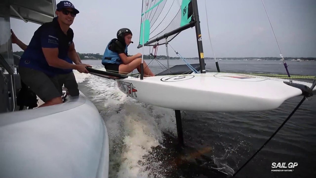 Foiling First Learn to Foil Camp  United States SailGP Team-   SailGP 2021 / 2022